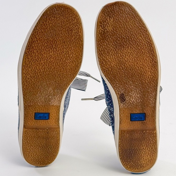 Taylor Swift Keds Lace-Up Blue Polka Dot Sneakers β Size 7.5 ππβ¨ - Picture 6 of 7